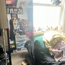 Standing light up vanity with storage