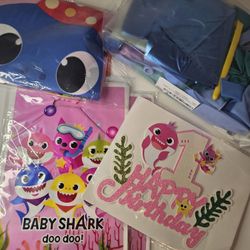 Baby Shark Birthday Party Supplies 