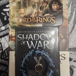Lord Of The Rings Poker Card Set and Ring (READ DESCRIPTION)