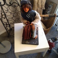 Old Shoe Shiner Boy