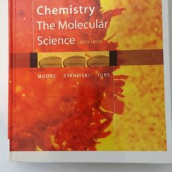 Chemistry The Molecular Science Fourth Edition 