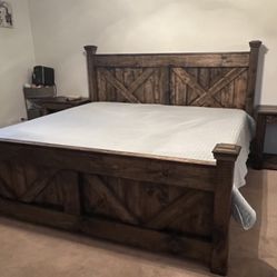 King Size Bed And Night Stands