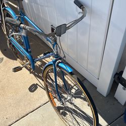 Vintage Schwinn Bike With Surfboard Rack