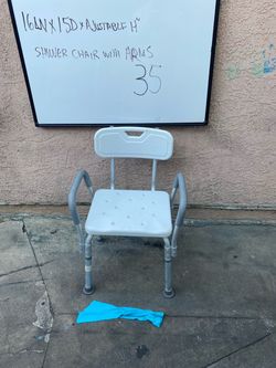 Shower Chair with Arms and Back