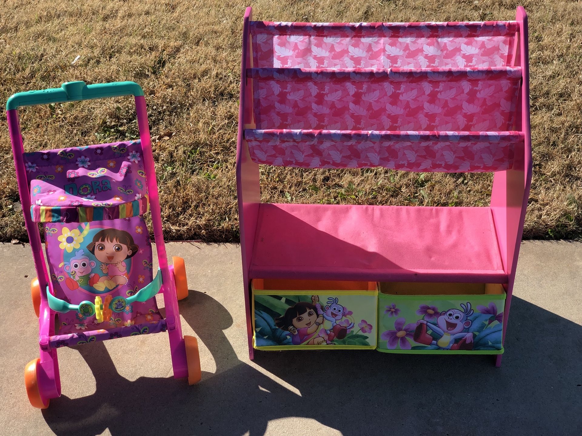 Dora The Explorer: Musical Stroller, Organizer, Books, & DVD’s