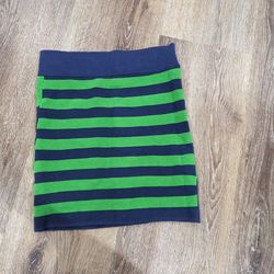 Skirt green and blue sz S