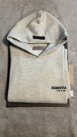 Light oatmeal essential hoodie