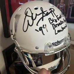Warren Sapp Signed And Autographed Fullsize Helmet With Authenticity 