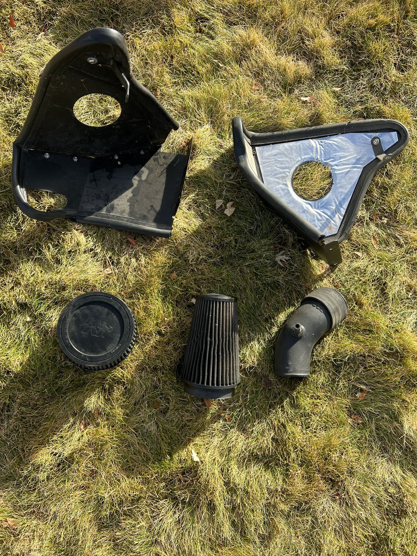 E46 BMW air intake heat shield