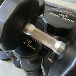 Iron Grip Dumbbells 5lb-50lb Weoght Set