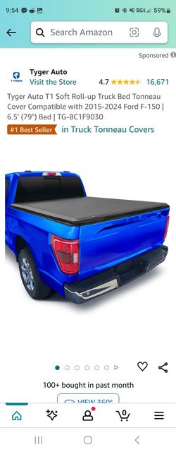 thumbnail image 2 of TYGER T3 Soft Tri-Fold Tonneau Cover For 2009-2014 Ford F-150 5.5' Bed - No Drill 2 of 2