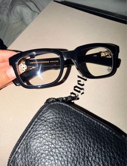 Chrome heart glasses