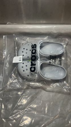 Brand New Crocs – Light Gray 🩶
