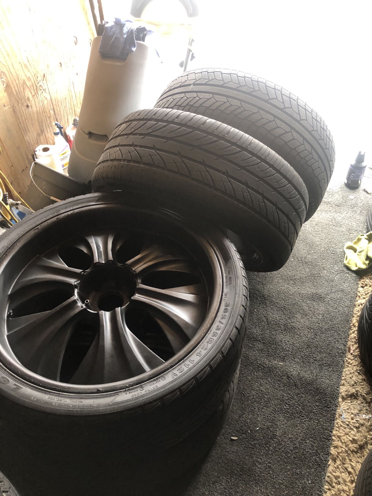 Rines wheels rims tires 24 inch troka gmc chevy 6x5.5