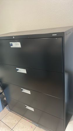Black Filing Cabinet