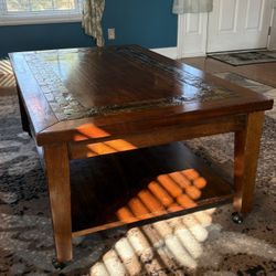 Davenport Slate Cocktail Table