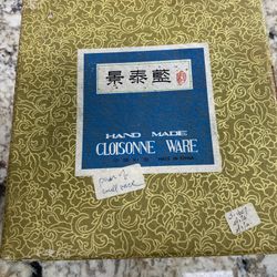 Cloisonné Vases Jar And Bowl