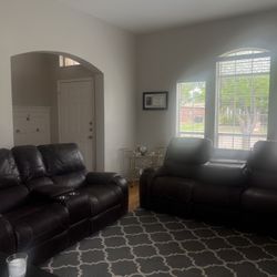 Recliner Couch Set