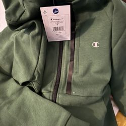 Kids small champion zip jacket 
