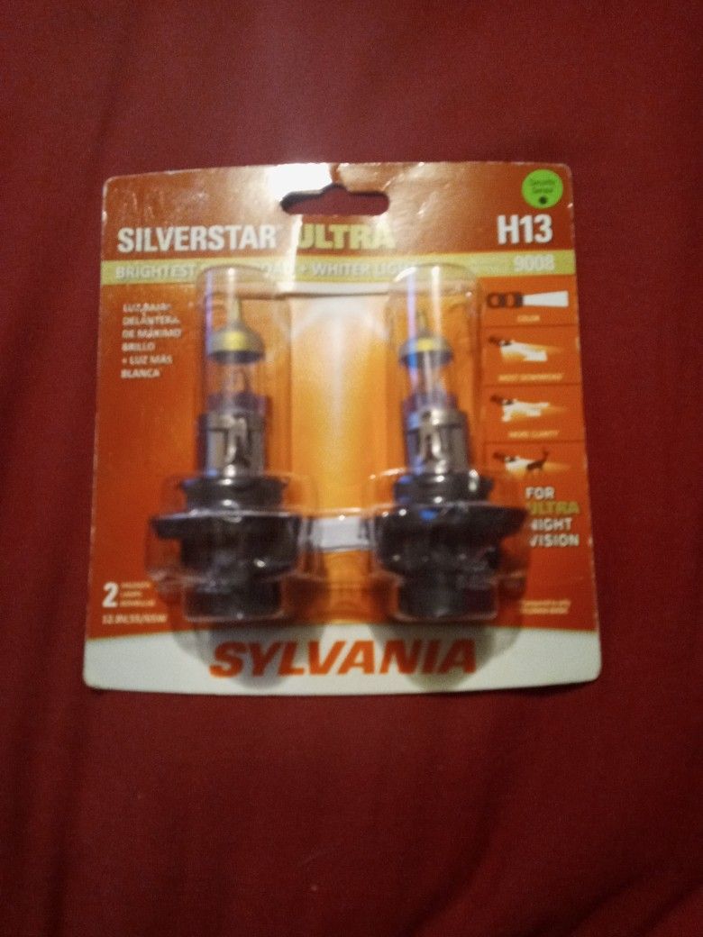 Silver Star Ultra Brightest Downroad WhiterLights H13 Also Fit 9008