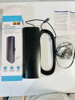 Upgraded TV Antenna for Smart TV, 1800+ Miles Range Strongest for Local Channels with Waterproof Design, 32FT Coax Cable-Support 4K 1080p TV Antenna I