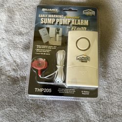 New Sump Pump Alarm