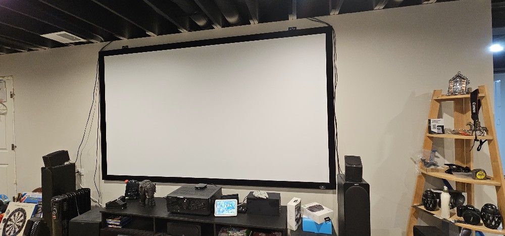 Jamo Sp3akers 5.1 120 Inch Home Theater Full Setup With Surround Sound