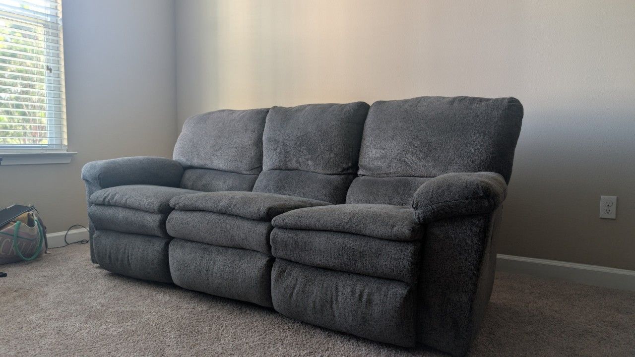 Gray Recliner Couch