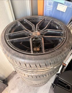 STANCE 20” RIMS 5 lug staggered (dodge)
