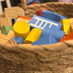 Basket Off Building Blocks
