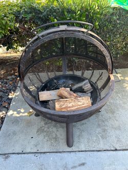 Woodburning fire pit
