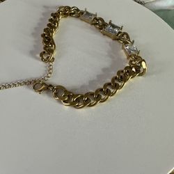 New Gold Stainless Steel Bracelet