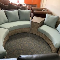 Patio/Backyard Furniture - Half Circle Shaped - Colors Available - SAME DAY DELIVERY