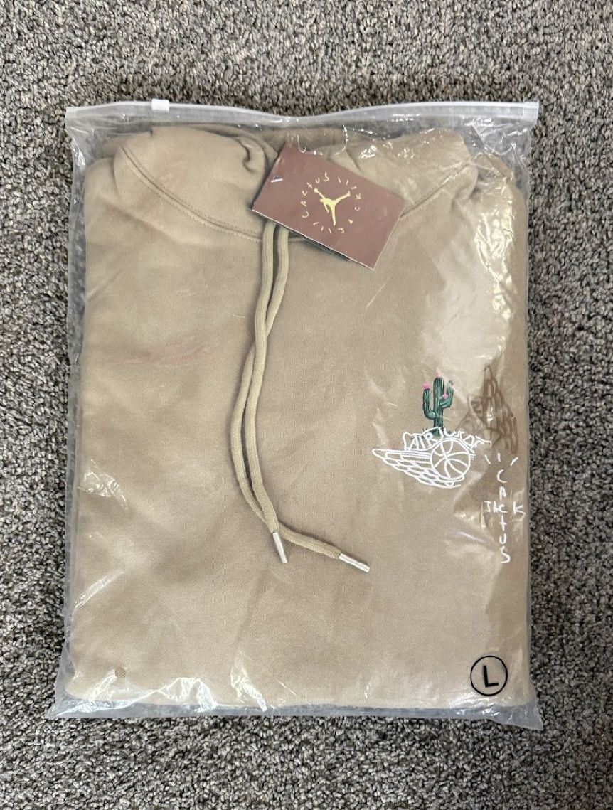 Brand New Air Jordan X Cactus Jack Hoodie Large