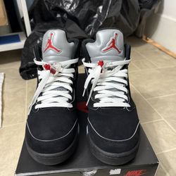 Air Jordan Reimagined “Black Metallic” 5s Size 10.5