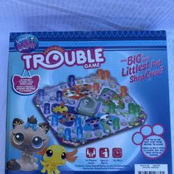 The Littlest Pet Show Trouble Board Game New Sealed Never Used