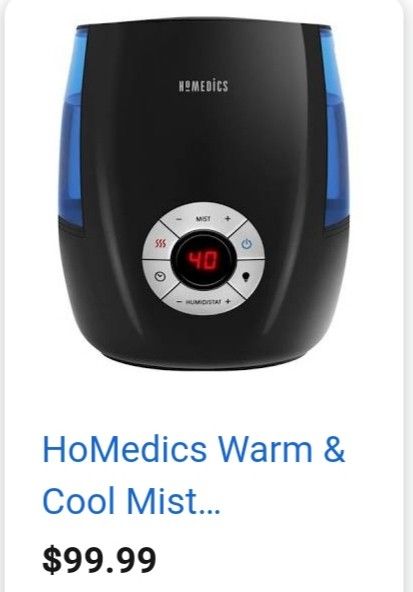 Homedics Warm & Cool Mist Humidifier