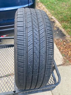 Used Car Tire with Good Tread abt 8/32 size 205/50/17 one (1) tire