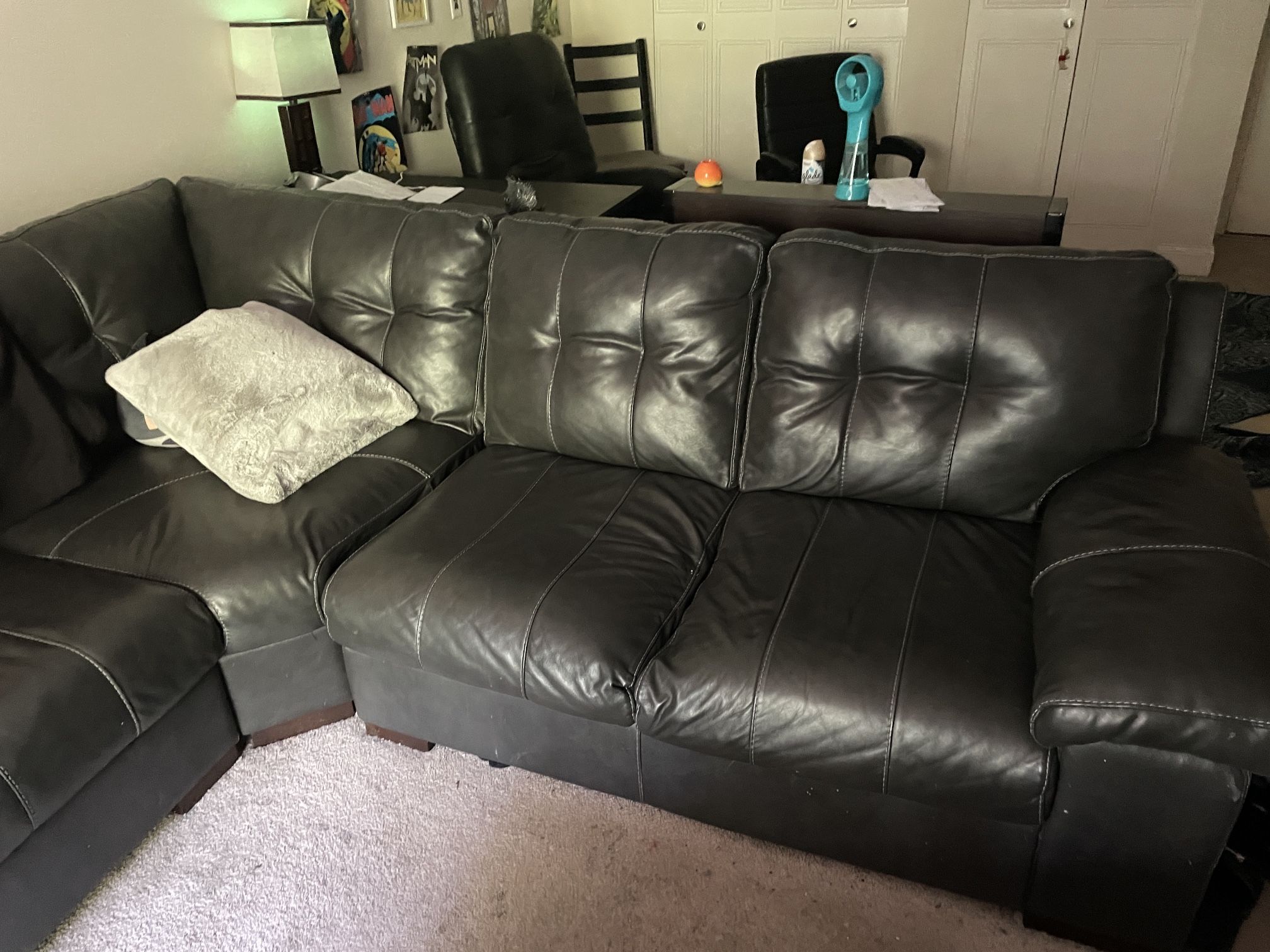 Couch Italian Leather One Years Old