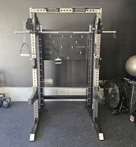 🔥 Vesta Pioneer 3in1 | Functional trainer | Squat Rack | Smith Machine | 200lbs weight stack | Gym Equipment | Commercial Grade | FREE DELIVERY 🚛