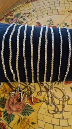 Rhinestone Cup Chain – 10 Pieces – Approx. 19 Inches – Glass & Metal