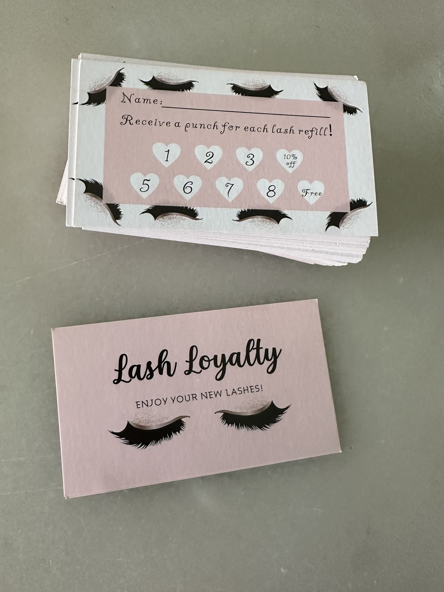 Lash Card 