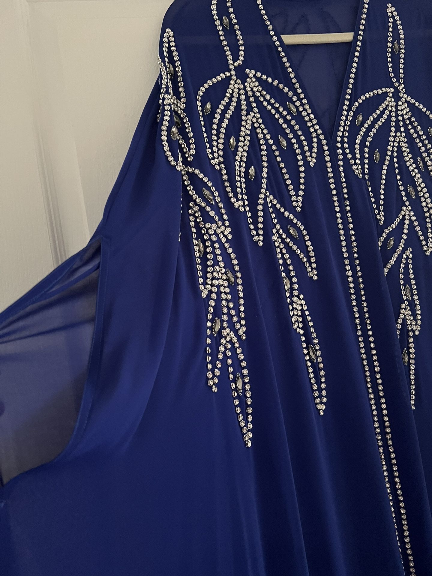 Dubai Crystal Stoned Abaya