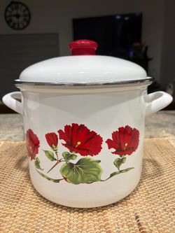 Olla con flores