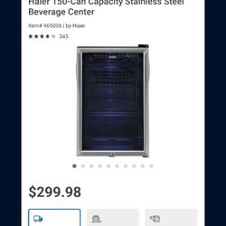 Glass Door Mini Fridge