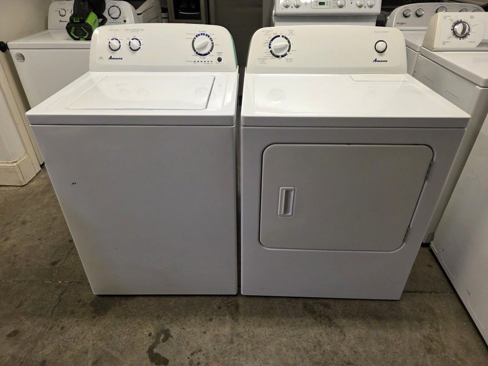 Amana Top-Load Washer And Dryer Set
