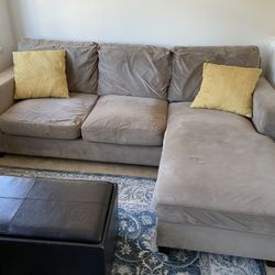  Tan Couch - Used but still a lot of life
