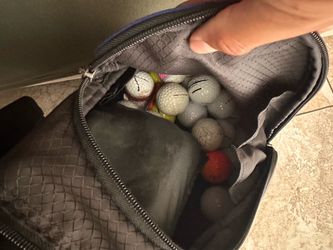 Golf bag and clubs