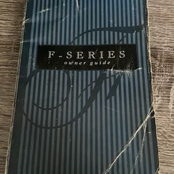F-Series Owners Guide