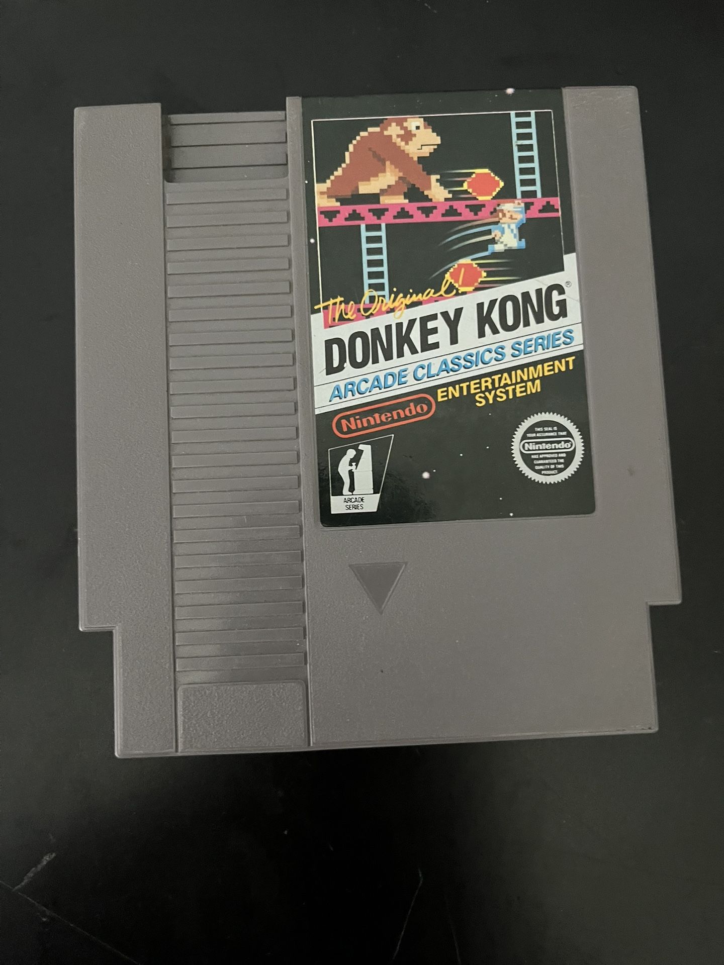 Donkey Kong Arcade Classics NES Cartridge - Clean, Original